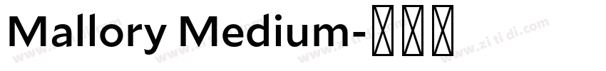 Mallory Medium字体转换 Mallory Medium字体转换